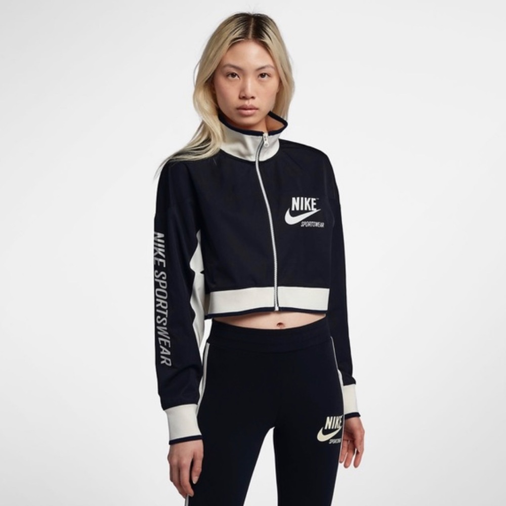 Nike Sportswear Archive Cropped Top Track Jacket